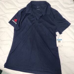 Nike Navy Polo Shirt with Red Accent